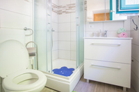 Beautiful Villa Medvidići Villa u Istri s bazenom za najam-kupaonica prizemlje